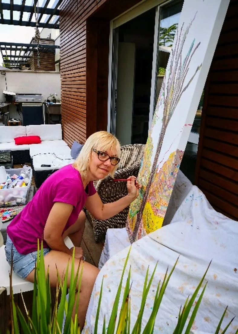 Florence Haverlant : histoire d'une artiste peintre contemporaine de Balma.