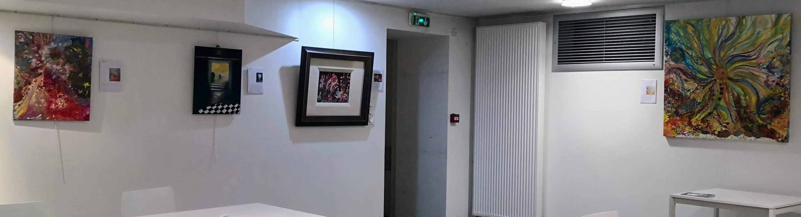 Exposition Traces ITEM, des peintures abstraites de l'artiste peintre Florence Haverlant