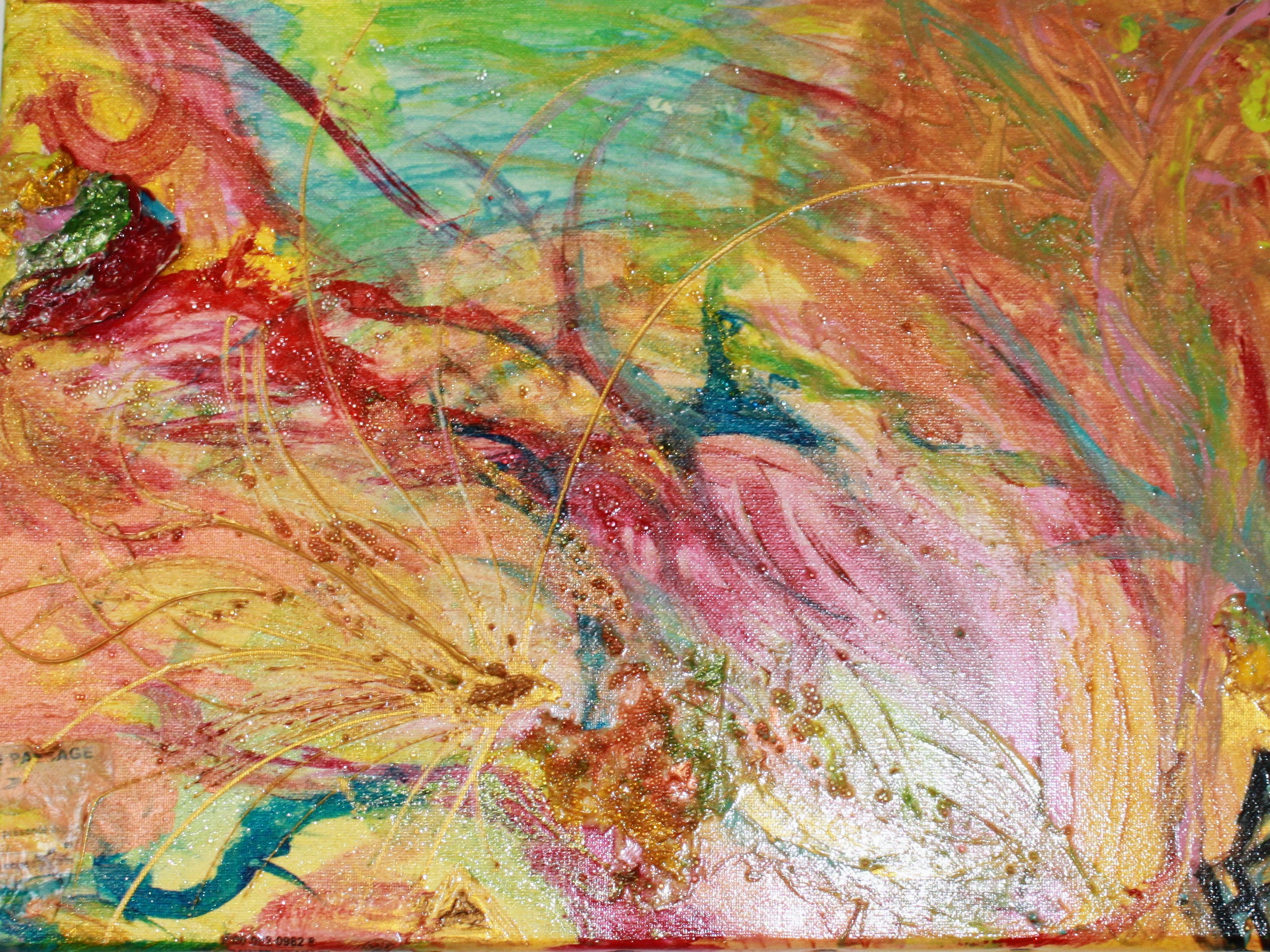 La toile Révélation par l'artiste peintre Florence Haverlant