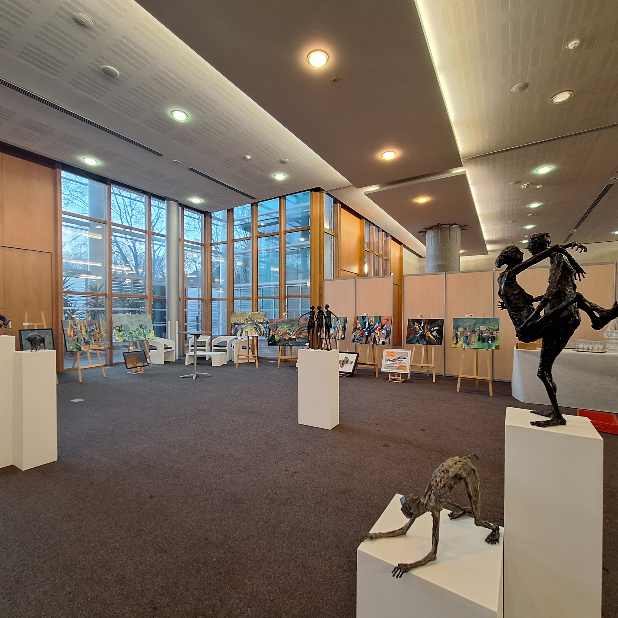 Exposition de l'artiste peintre Florence Haverlant au centre de Congrès Pierre Baudis de Toulouse