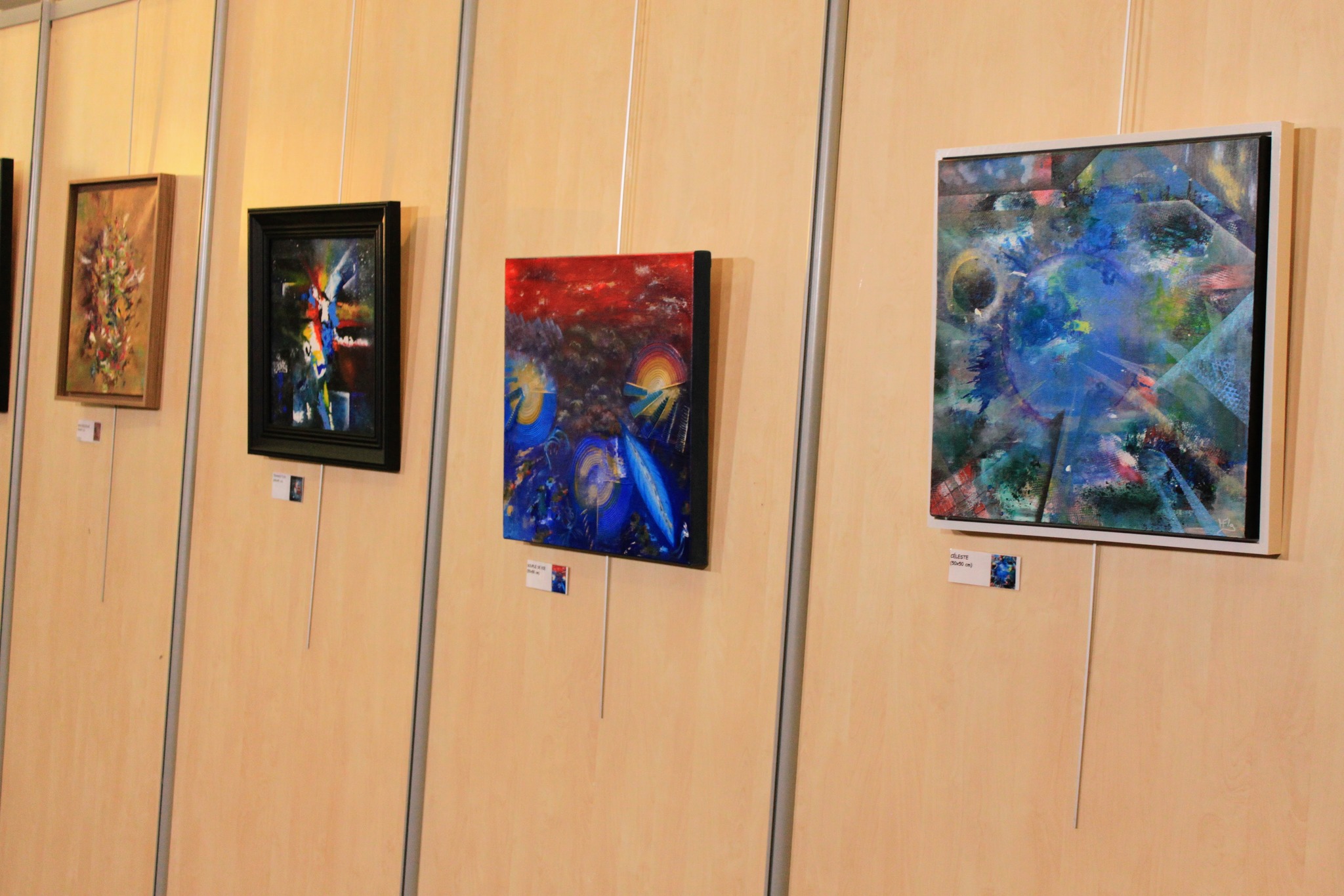 Exposition de l'artiste peintre Florence Haverlant au centre de Congrès Pierre Baudis de Toulouse