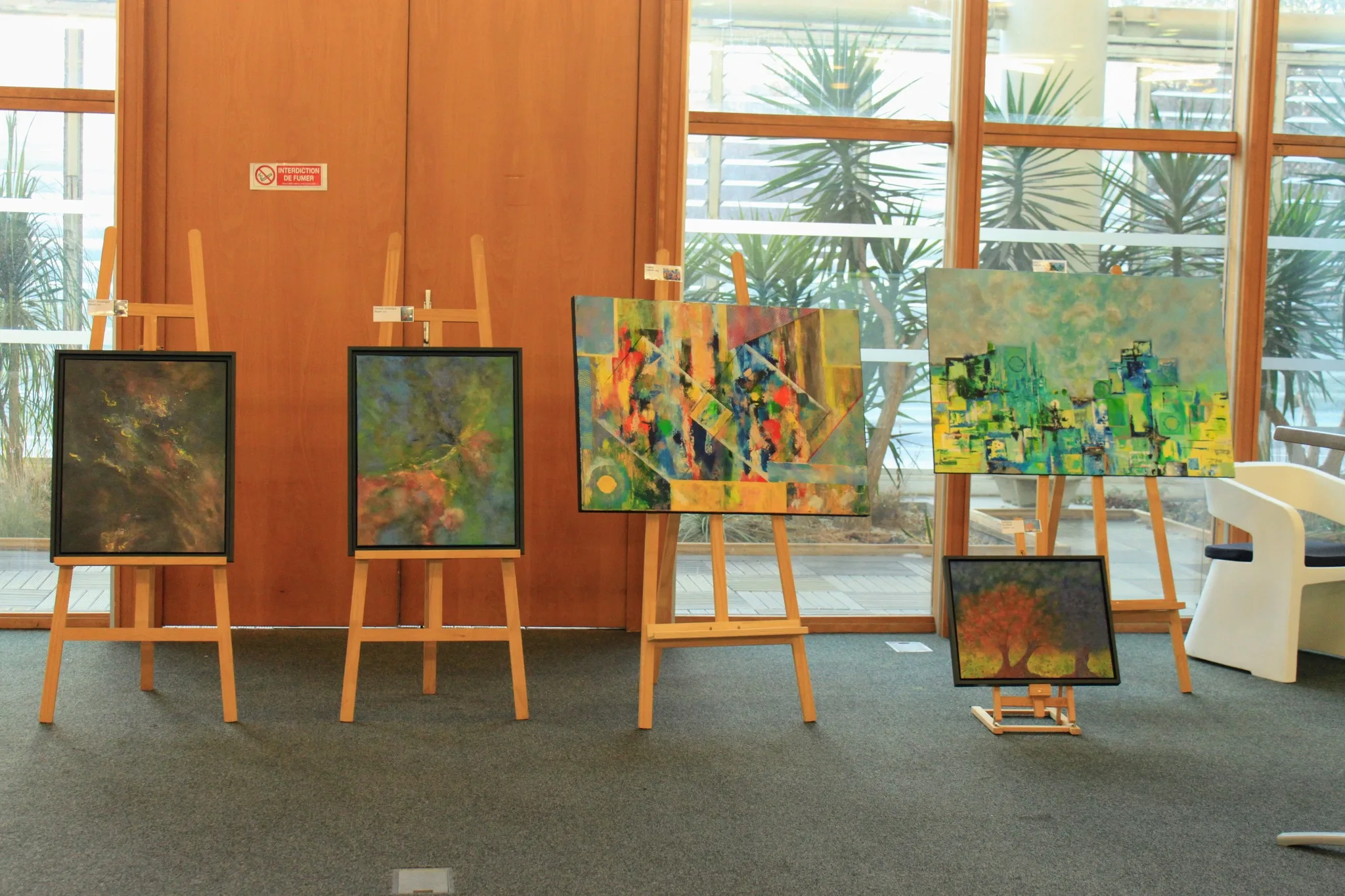 Exposition de l'artiste peintre Florence Haverlant au centre de Congrès Pierre Baudis de Toulouse