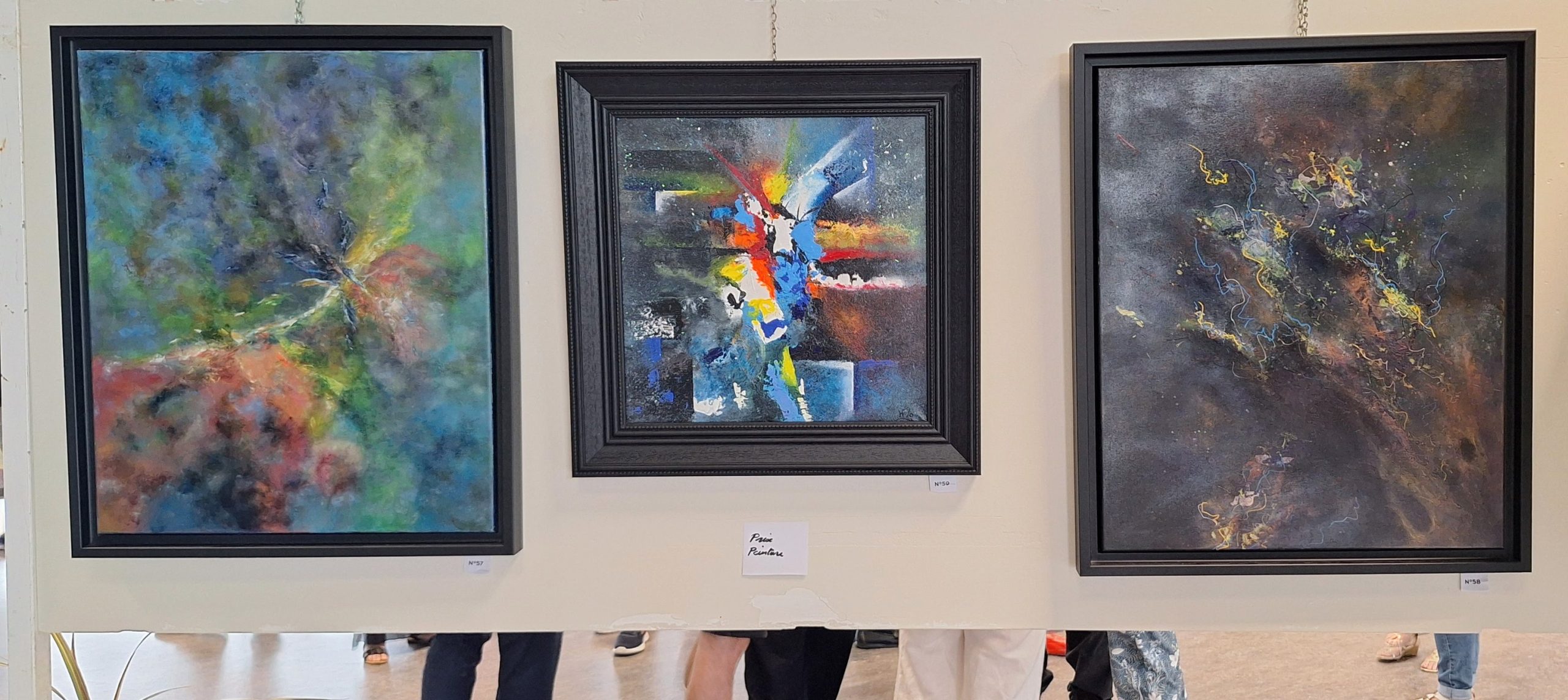 L'artiste peintre Florence Haverlant expose 3 toiles au salon de printemps de l'association ECLA