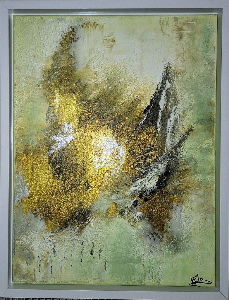 Tableau “Fusion lumineuse” – Florence Haverlant