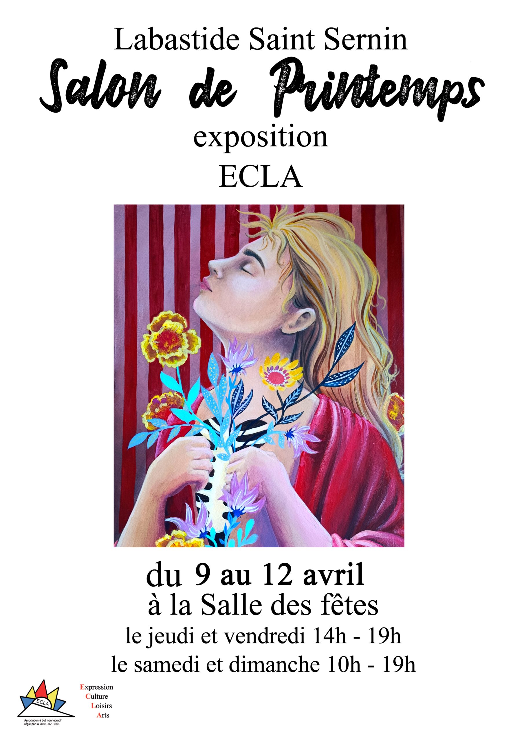 Affiche de l’exposition de Florence Haverlant au Salon de Printemps 2026