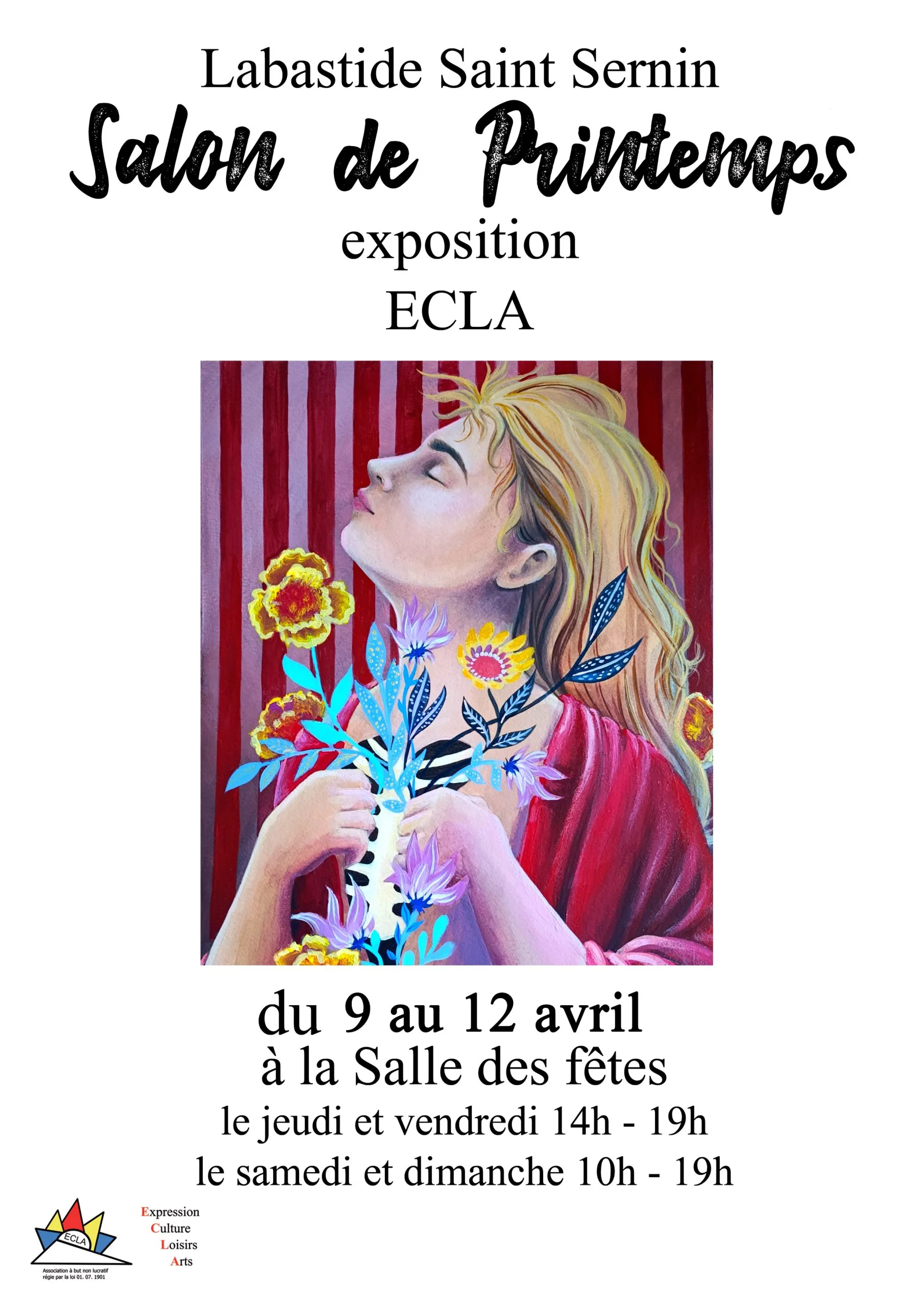 Affiche de l’exposition de Florence Haverlant au Salon de Printemps 2026