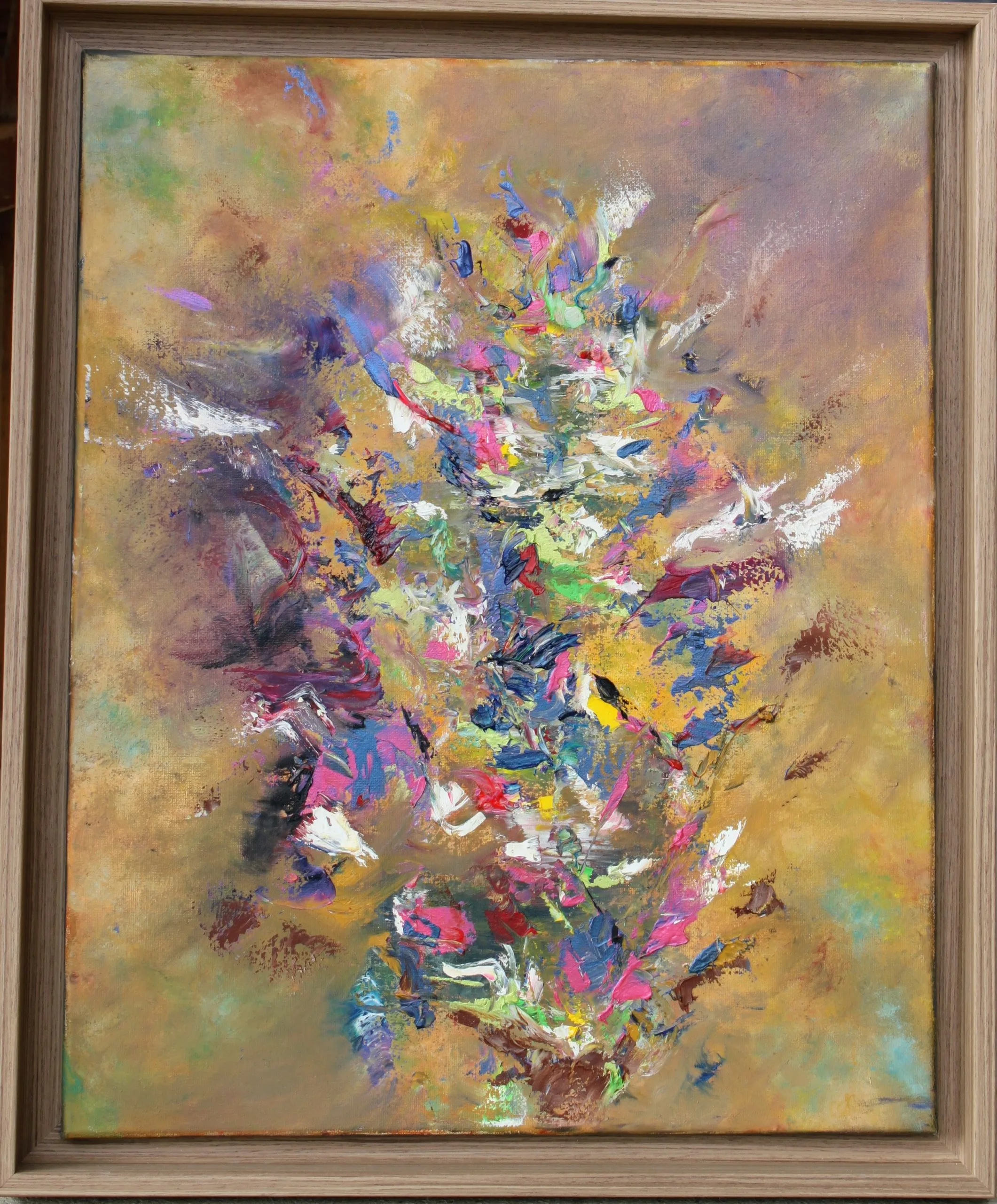 Efflorescence – tableau abstrait – Florence Haverlant