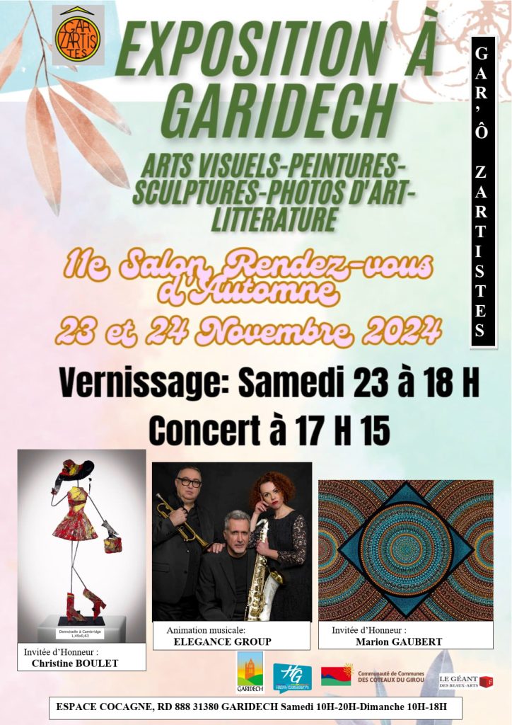 Affiche de l’exposition Garidech 2024 – Florence Haverlant